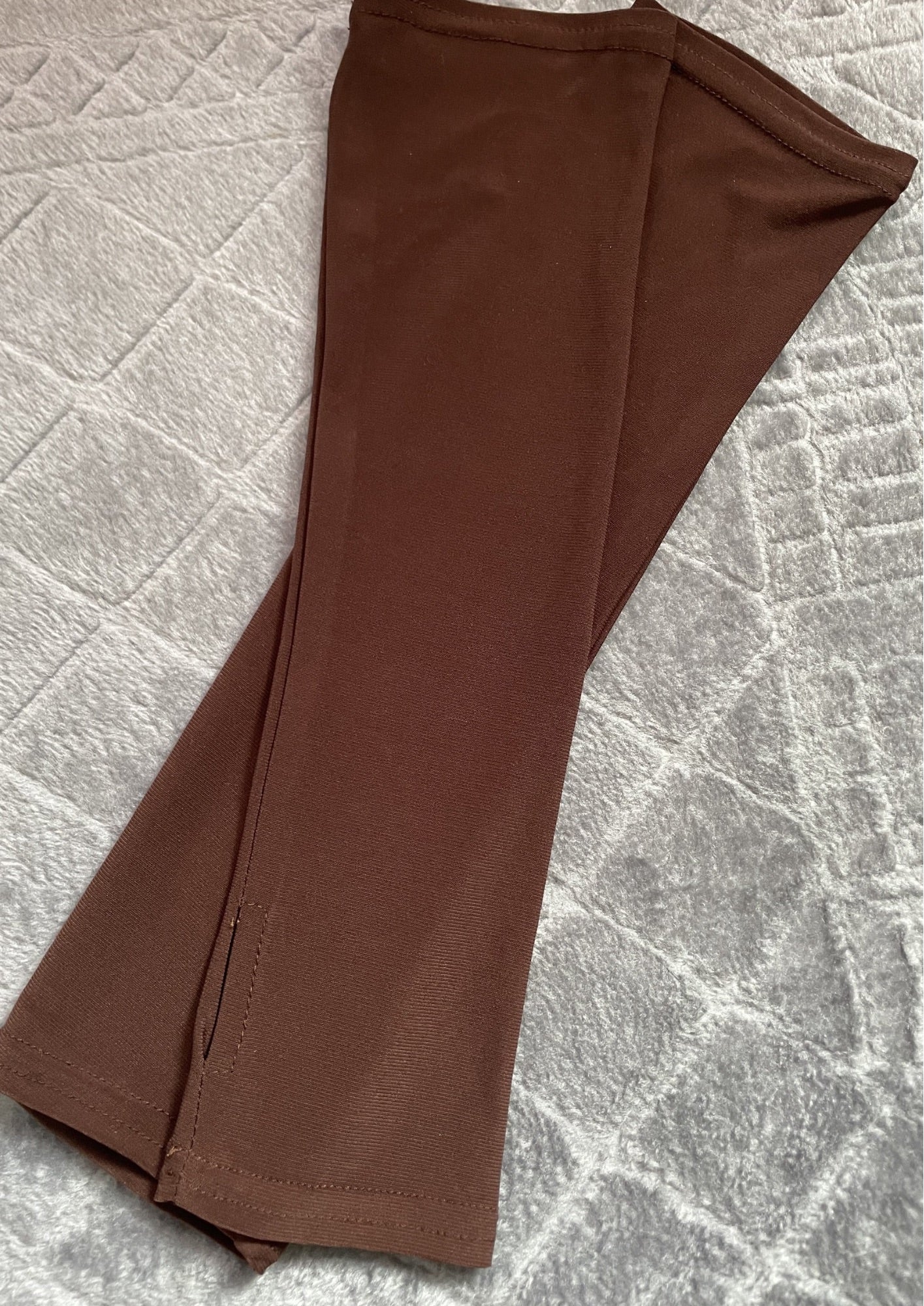 Khimar Sitr en jersey premium marron avec manches incluses